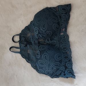 Pink by Victoria's Secret Push_Up Floral Lace Bralette Size Small